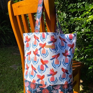 Fabric tote top bags australia