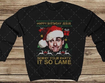 Michael scott christmas sweater | Etsy Michael scott christmas sweater | Etsy