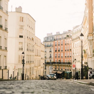 Paris Montmartre Pastel Apartment Buildings Architecture Photography Fine Art Print