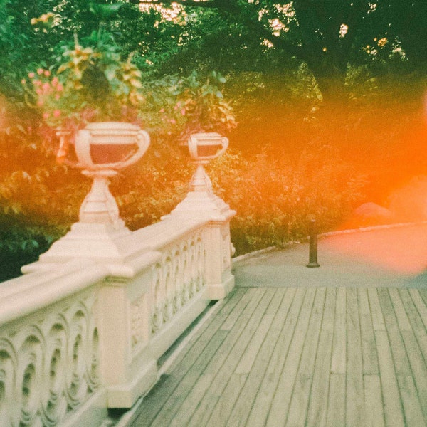 New York Central Park Bow Bridge in Summer Film Photography Fine Art Print