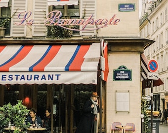 Paris Le Bonaparte Saint Germain Cafe Photography Fine Art Print