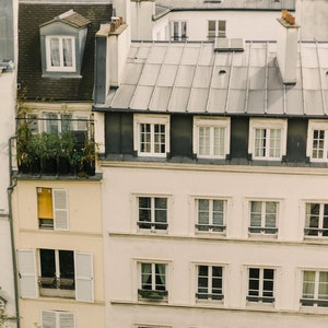 Paris Le Marais Rooftops Architecture Photography Fine Art Print