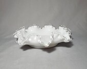 Fenton Silvercrest Milk Glass Dish