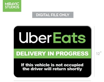 Uber Eats Signs Etsy