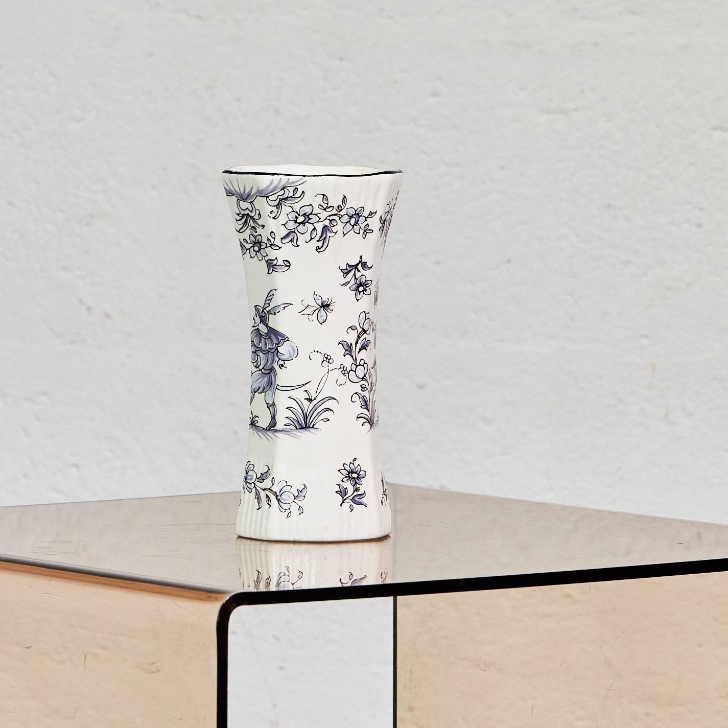 Vase Porcelaine Décors Moustiers