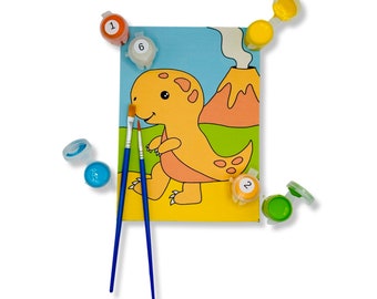 Mini Dinosaur - Paint by Number Kit