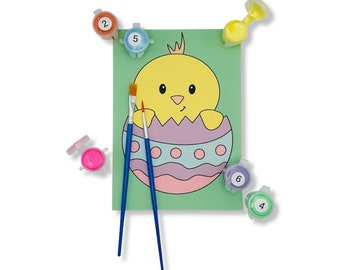 Mini Easter Chick - Paint by Number Kit