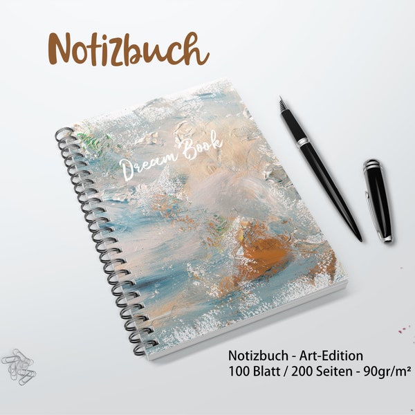 Design Notizbuch - Dream Book | Spiralbuch - Journal