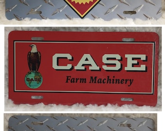 rustic tractor license plates