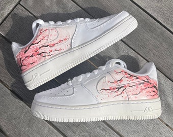 Pink Cherry Blossom Custom Air Force 1s SIZE 3