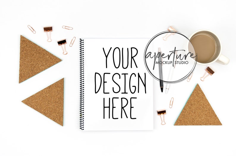 Download 8.5x11 Spiral Notebook Mockup Bundle Coil Bound Book Mock Up | Etsy