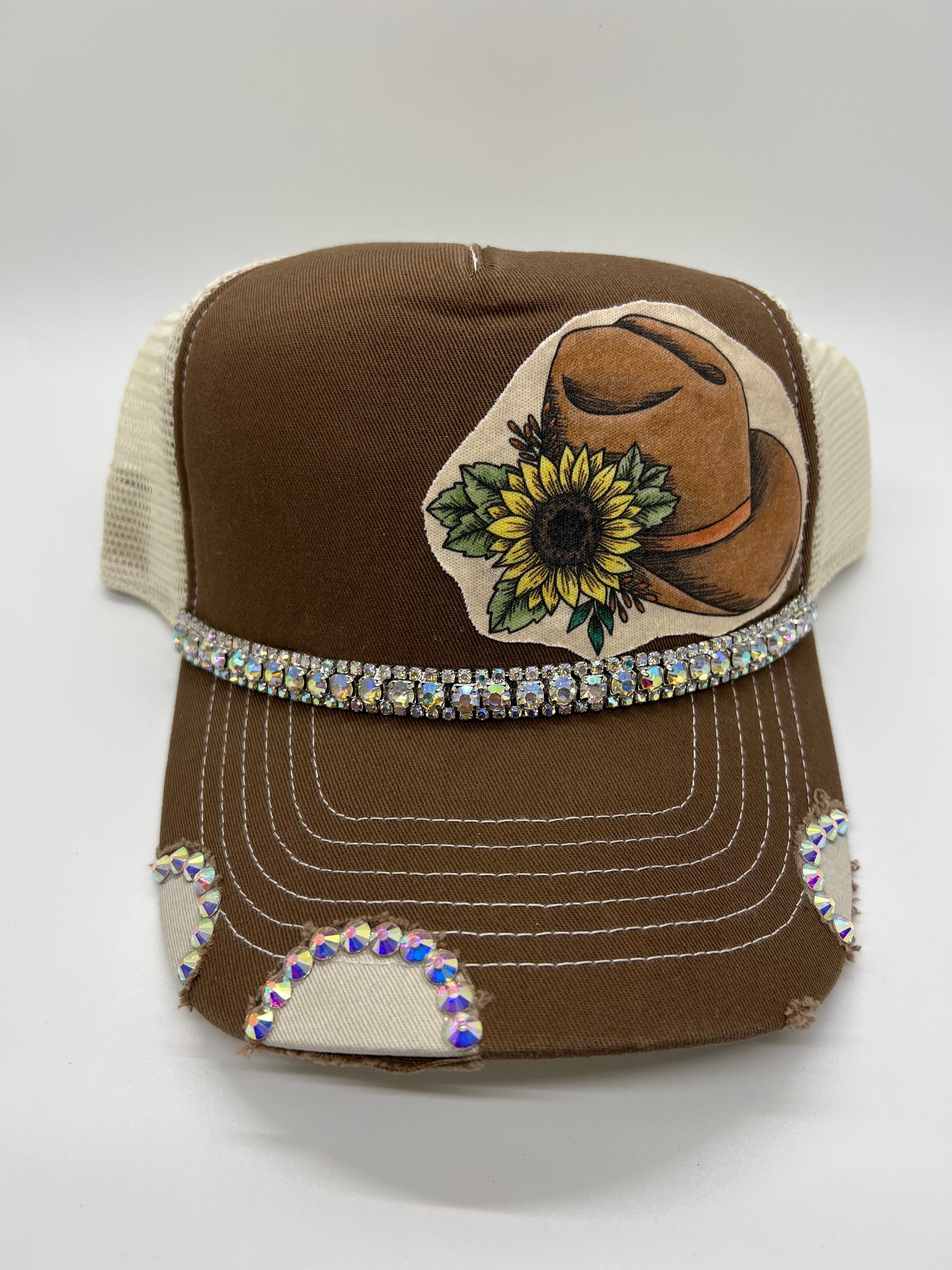 Olive and Pique cheetah print hat with bedazzling Leopard Cheetah Print Rhinestone Hat - Etsy main image 2