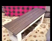 Handmade Entry bench and shoe holder FREE SHIPPING Perfect for entry way mudroom kids room family room living room master bedroom