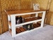 Handmade custom entry bench and shoe holder with 2 shelves/entryway bench/shoe storage/entryway organize/mudroom/kitchen/farmhouse/furniture 