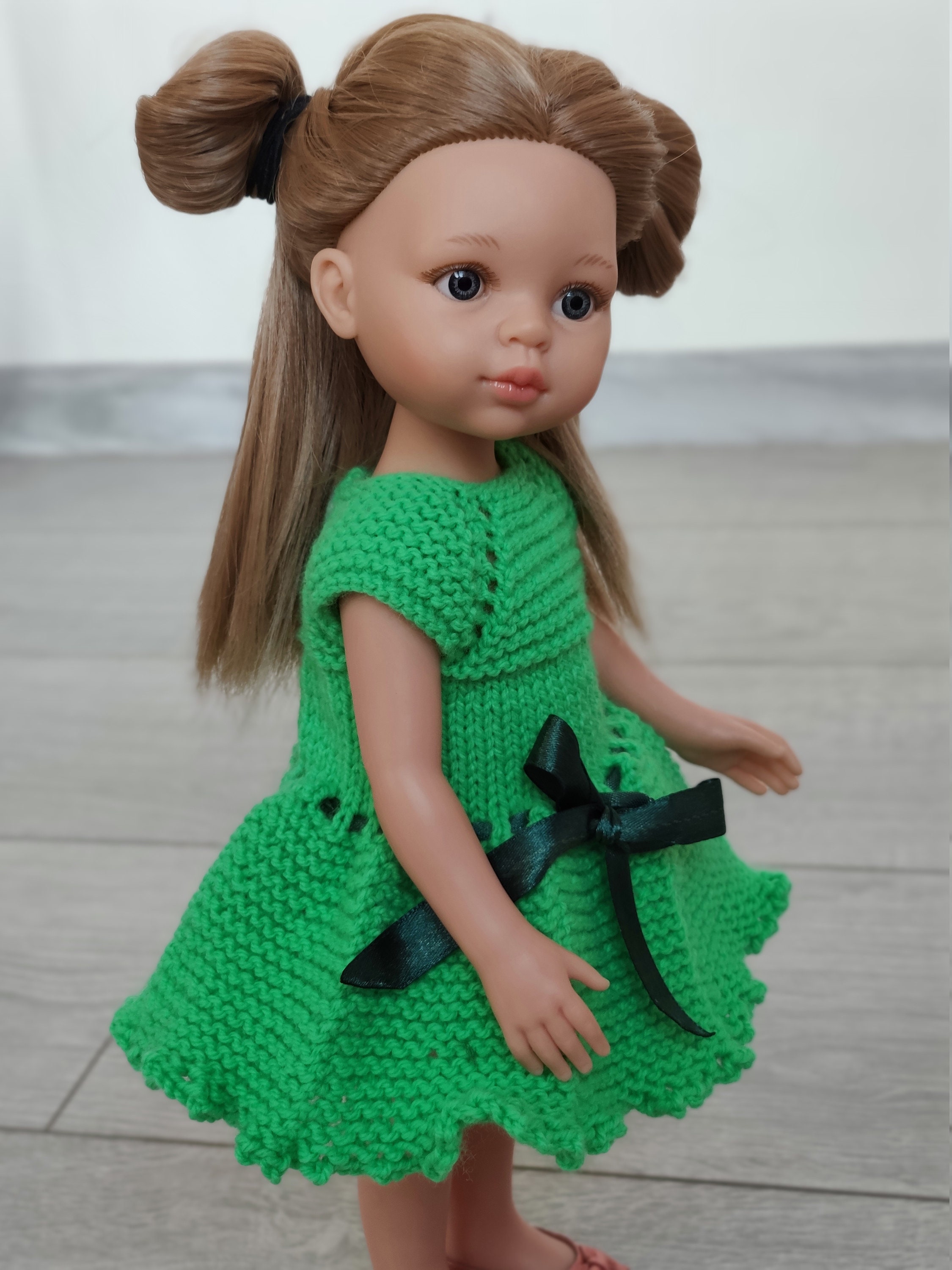 Doll Clothes. Hand Made Outfit for Dolls 13 Inches. Green Etsy