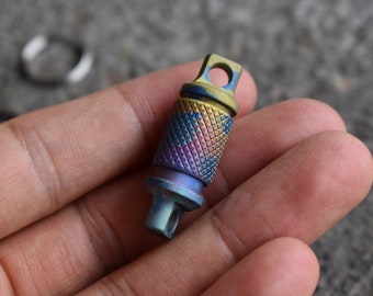 Titanium Quick Detach Keyring