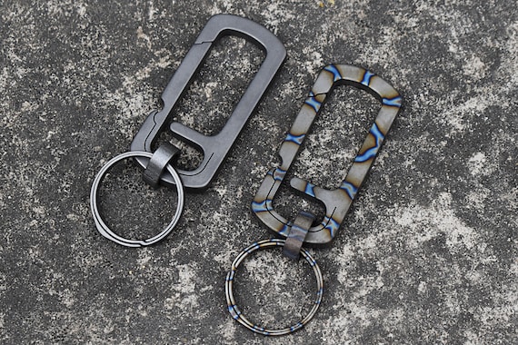 Carabiner Keychain Clip, Anti-lost key holder and Quick Release