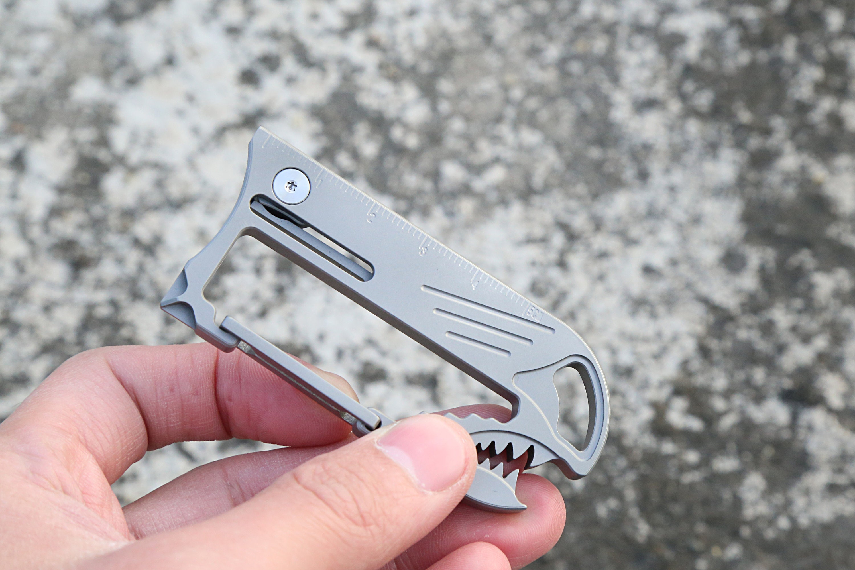 Titanium keychain Titanium multi tool bottle opener multi Etsy