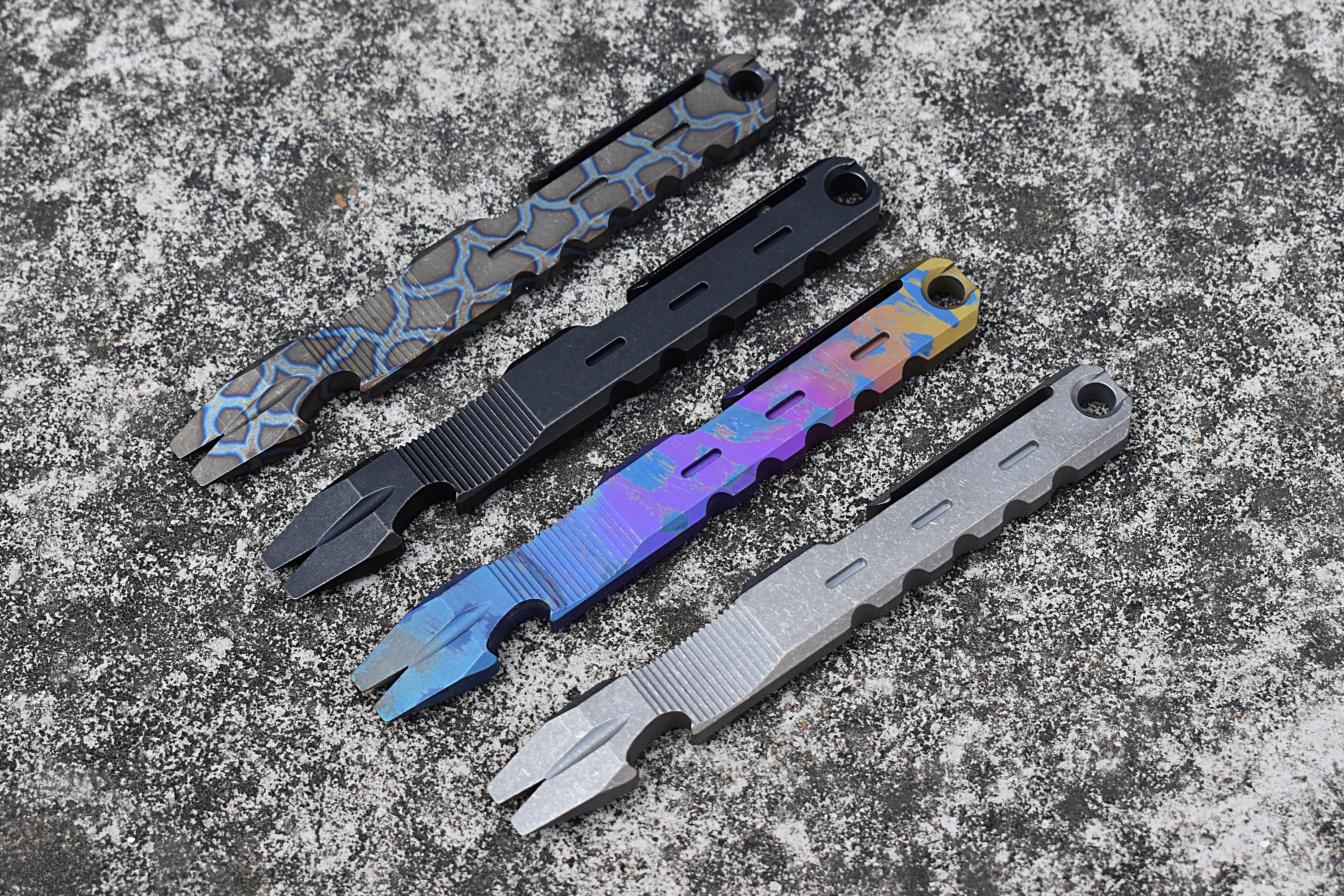 Titanium Pocket Prybar, Pocket Tool, EDC Titanium, Titanium Titanium Pocket Prybar, Pocket Tool, EDC Titanium, Titanium