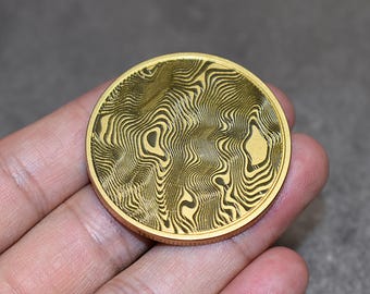 Haptic Brass Coin