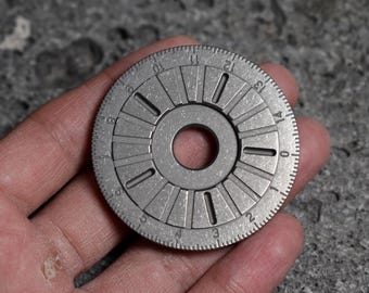 Titanium EDC Coin Measuring Tool