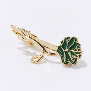 Eternal Rose - One-Of-A-Kind Real 24K Gold Summer Breeze Eternal Tie Clip