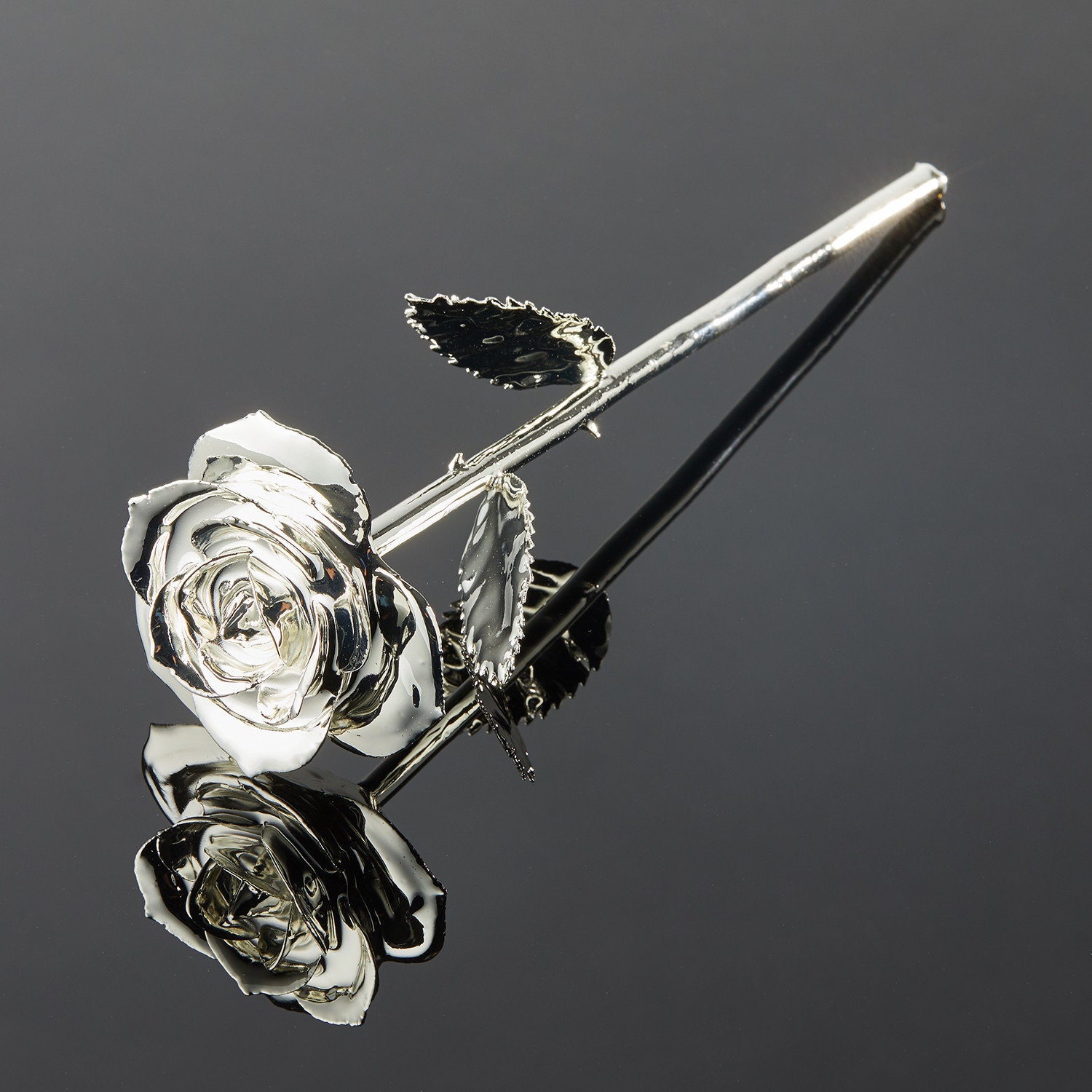 Eternal Rose - Ice Castle - Real Rose Dipped in 24k Gold