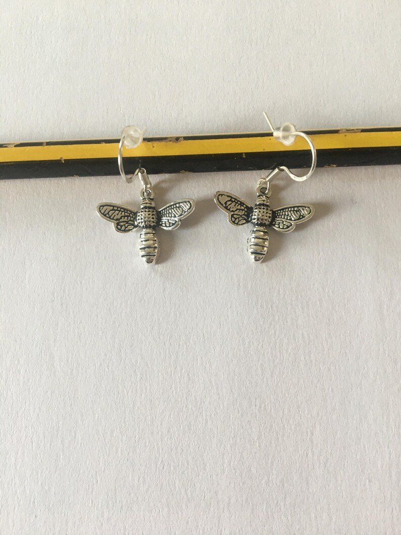 SLUYNZ 925 Sterling Silber Bienen Ohrstecker - Kristall Ohrringe Für Damen