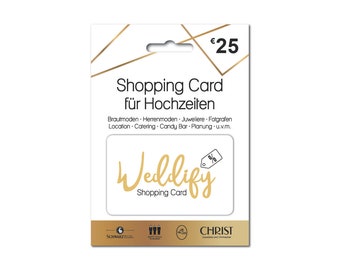 Weddify Card - The Shopping Card for Weddings
