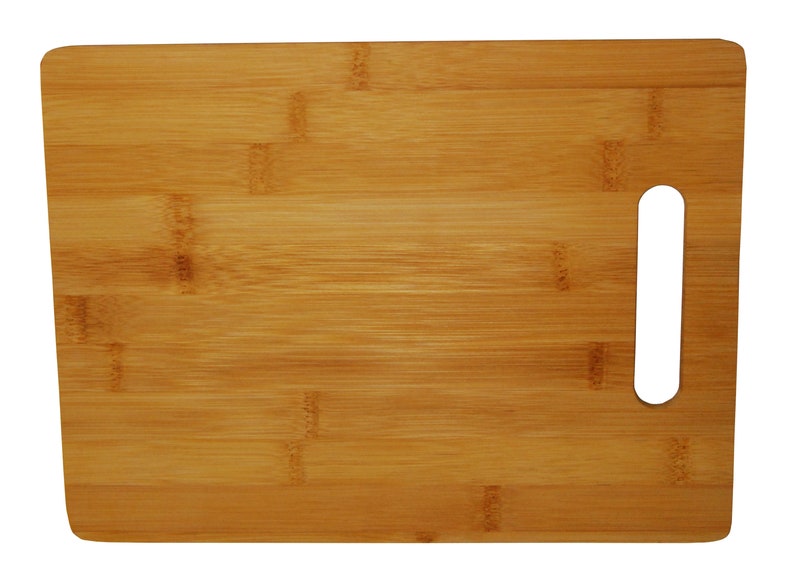 New Hampshire Home State Engraved Bamboo Cutting Board Heart NH 9.75 x 13.75 in
