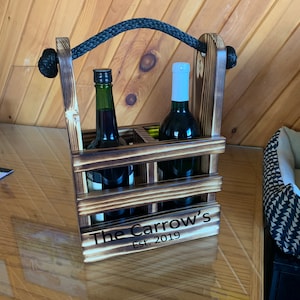 2 Flaschen Weinhalter