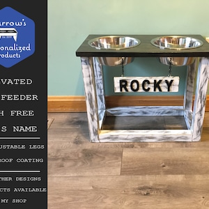 Elevated Dog Feeder