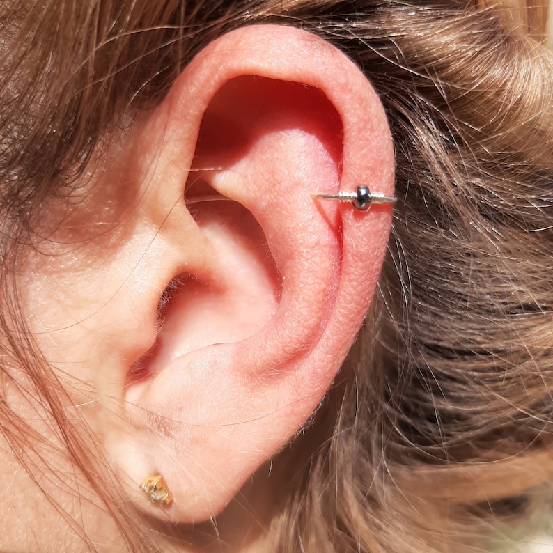 Fake Helix Pearcing Helix Ohrringe Helix Hoop. | Etsy