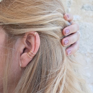 Triple Ear Cuff Ring- Gold, Silver, Rose gold.