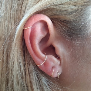 Ear Cuff  Ring-Gold Filled-Rose Gold Filled-Silver 925-Diamond Gold Filled-Piercing