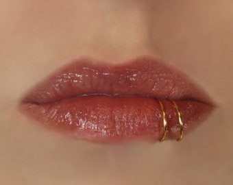 Doppellippenring - Fake Lippenring.