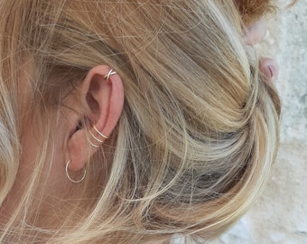 Triple ear cuff - Gold, Silver, Rose gold.