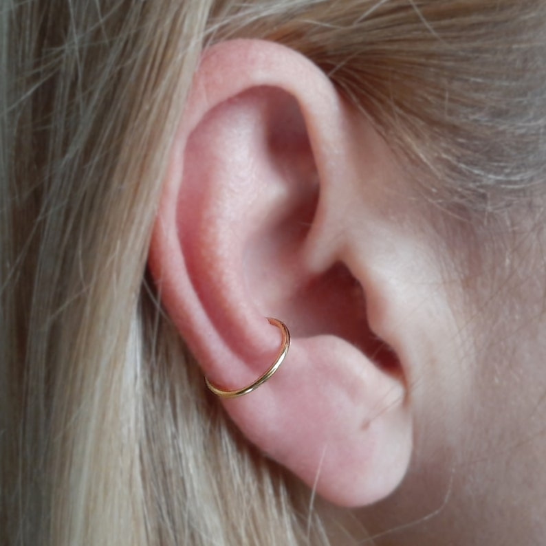 Ear Cuff Ring Gold, Silver, Rose gold. image 4