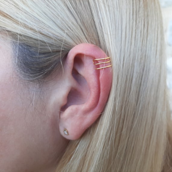 Triple Cartilage Ear Piercings