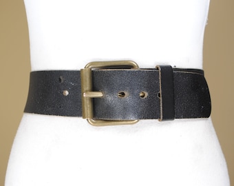 VINTAGE//BLK//METAL//IMMITATION-LEATHER BELT BUCKLE//Rain//Safari//Trench-Coat//Jacket
