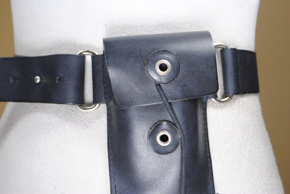 Black Pocket Belt for Women, Travel Pouch, festiv… - image 6