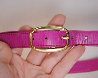 Vintage 80s‎ Waist Belt Womens Pink Gold Barbie Twee Retro Glam Preppy Royalty Vintage 80s Waist Belt Womens Pink Gold Barbie Twee Retro  main image 2