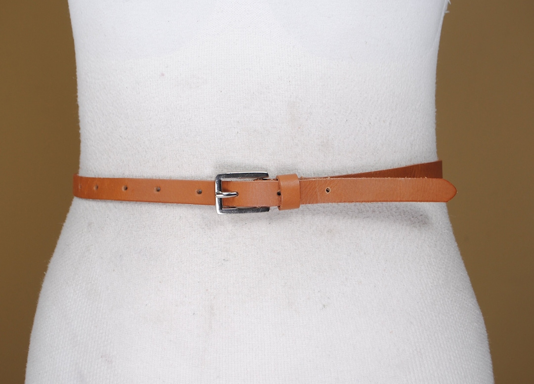 Vintage Soft Buckle Slim Belt main image 0