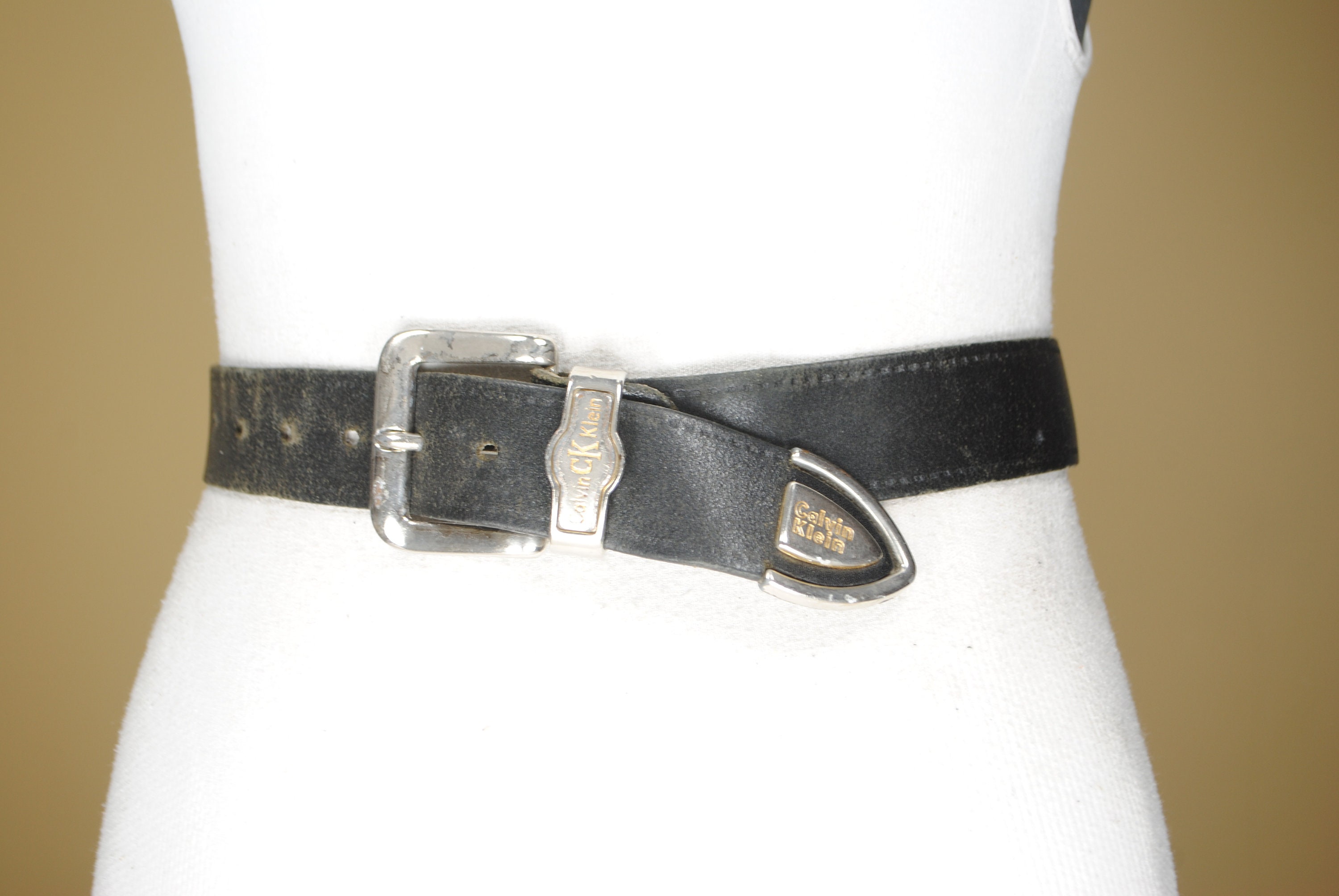 ck leather belt