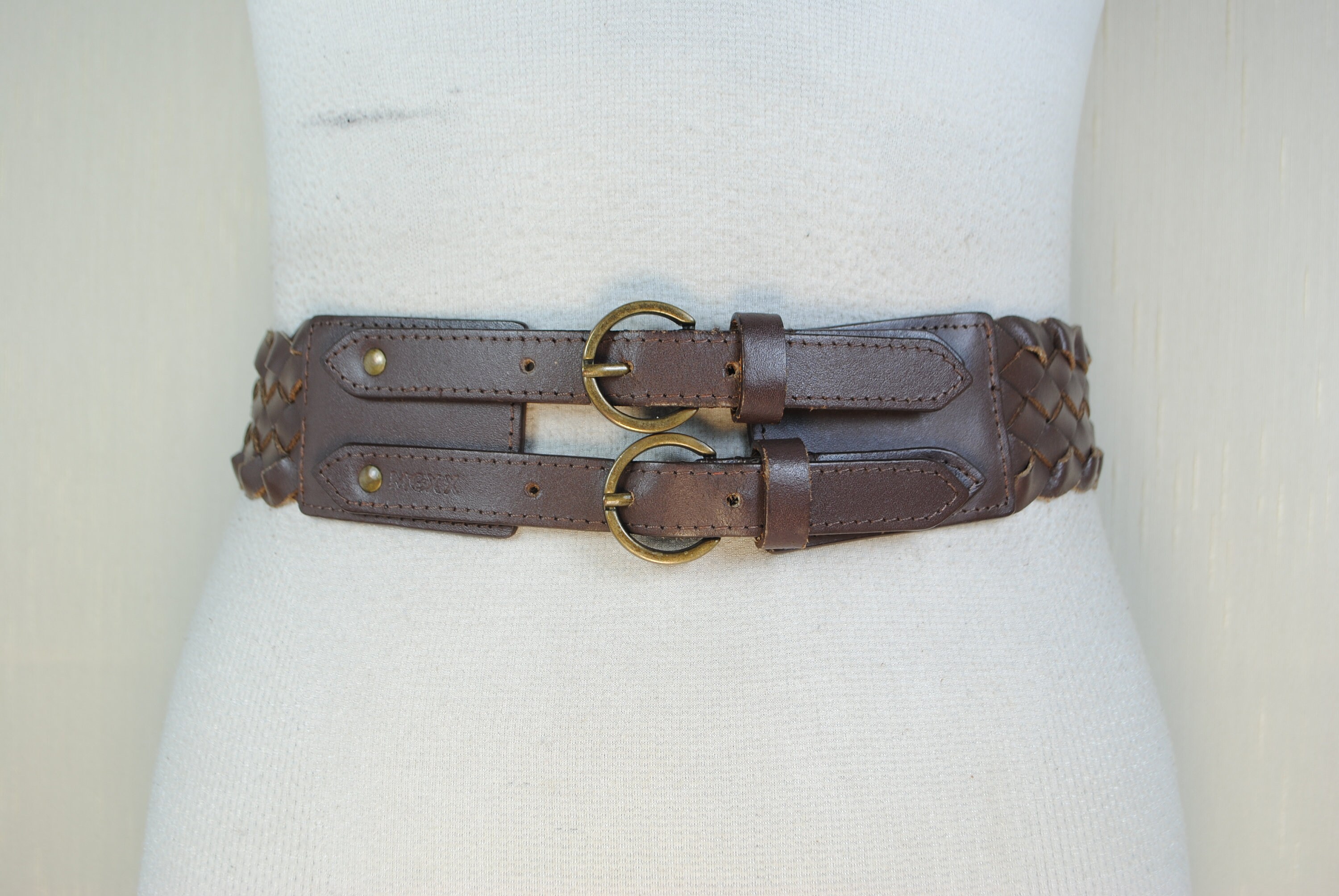 9321 Women\'s Braided Wide Belt With Matching Buckle, Small 2 main image 4