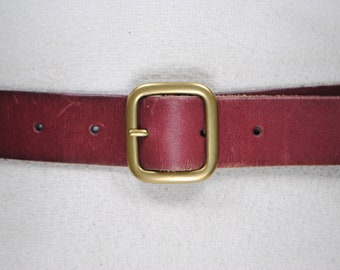 Buy Vintage 80s ETIENNE AIGNER Belt Oxblood Burgundy Braided  display picture 1