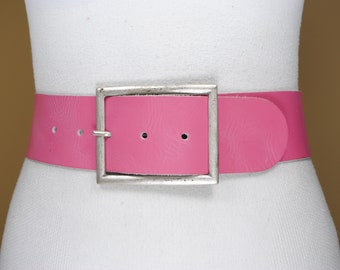 thick pink belt