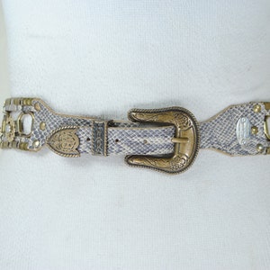 JOSE COTEL Embelished Belt for Women, Collectible Vintage Accessories. 80s !980s, rare find, designer belt, Made in France 1988