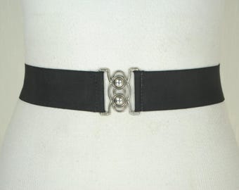 Alice & Olivia Stretchy Grey Gray Clip Belt Size Medium Y2K Retro Look Women main image 3