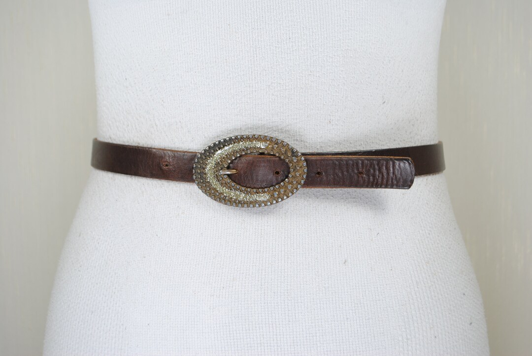 Vintage Thin Cocco Belt